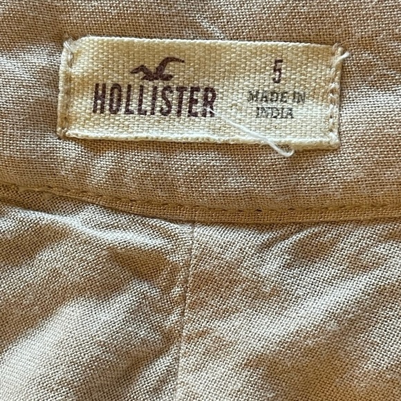 Hollister Blue And Tan Chevron Striped A Line Mini‎ Skirt Size 5 - Picture 7 of 10